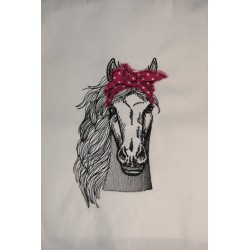 Horse Sketch Head Bandana...