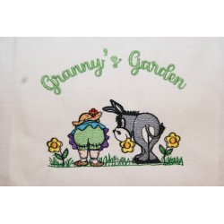 Grannys' Garden with Donkey...