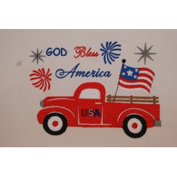 Truck God Bless America USA...