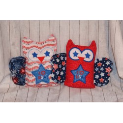 Owl Patriotic America Boo...