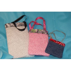 Gift Bags Stipple Quilted...