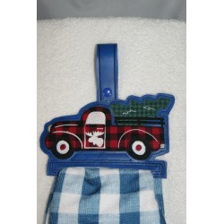 Truck Moose Christmas Towel...