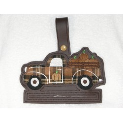 Truck Pumpkin Towel Holder...