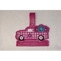 Truck Flowers Towel Holder...