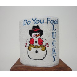 Snowman Do You Feel Lucky -...