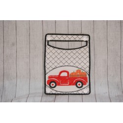 Truck Pumpkin Towel Topper...