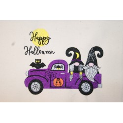 Gnome Halloween Truck -...