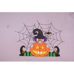 Witch Pumpkin Spider Web -...