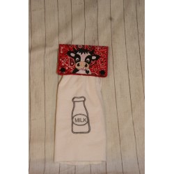 Cow Towel Holder Topper and...
