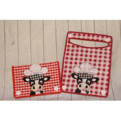 Cow Chef Towel Holder...