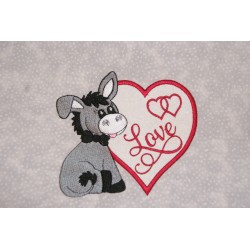 Donkey Love Heart Partial...