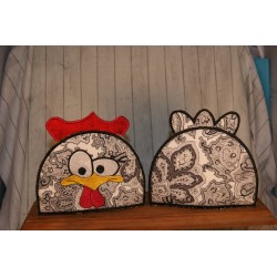 Chicken Face Napkin Holder...
