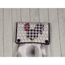 Rooster Plaid Towel Topper...