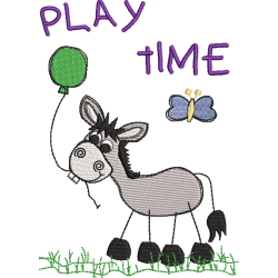 Donkey Stick Play Time...