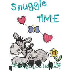 Donkey Stick Snuggle Time...