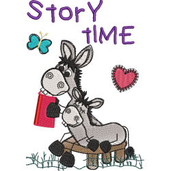 Donkey Stick Story Time...