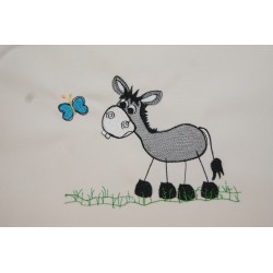 Donkey Butterfly Embroidery...