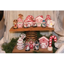 Christmas Snowman Village...
