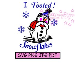Snowman Tooted Snowflakes...