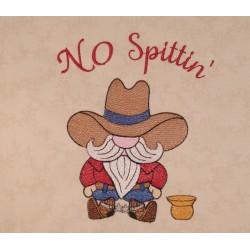 Gnome Cowboy No Spittin -...