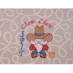 Gnome Cowboy Chew Chew Spit...