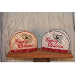 Country Christmas Napkin...