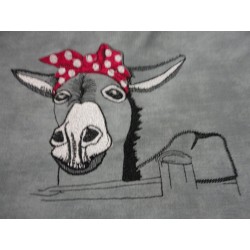 Donkey Fence Head Sketch...