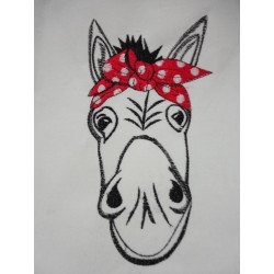 Donkey Head Sketch Outline...