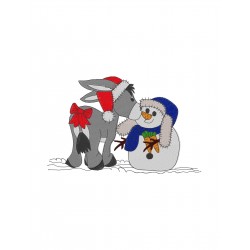 Donkey and Snowman filled -...